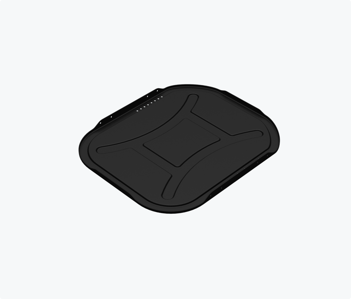 Plateau en aluminium