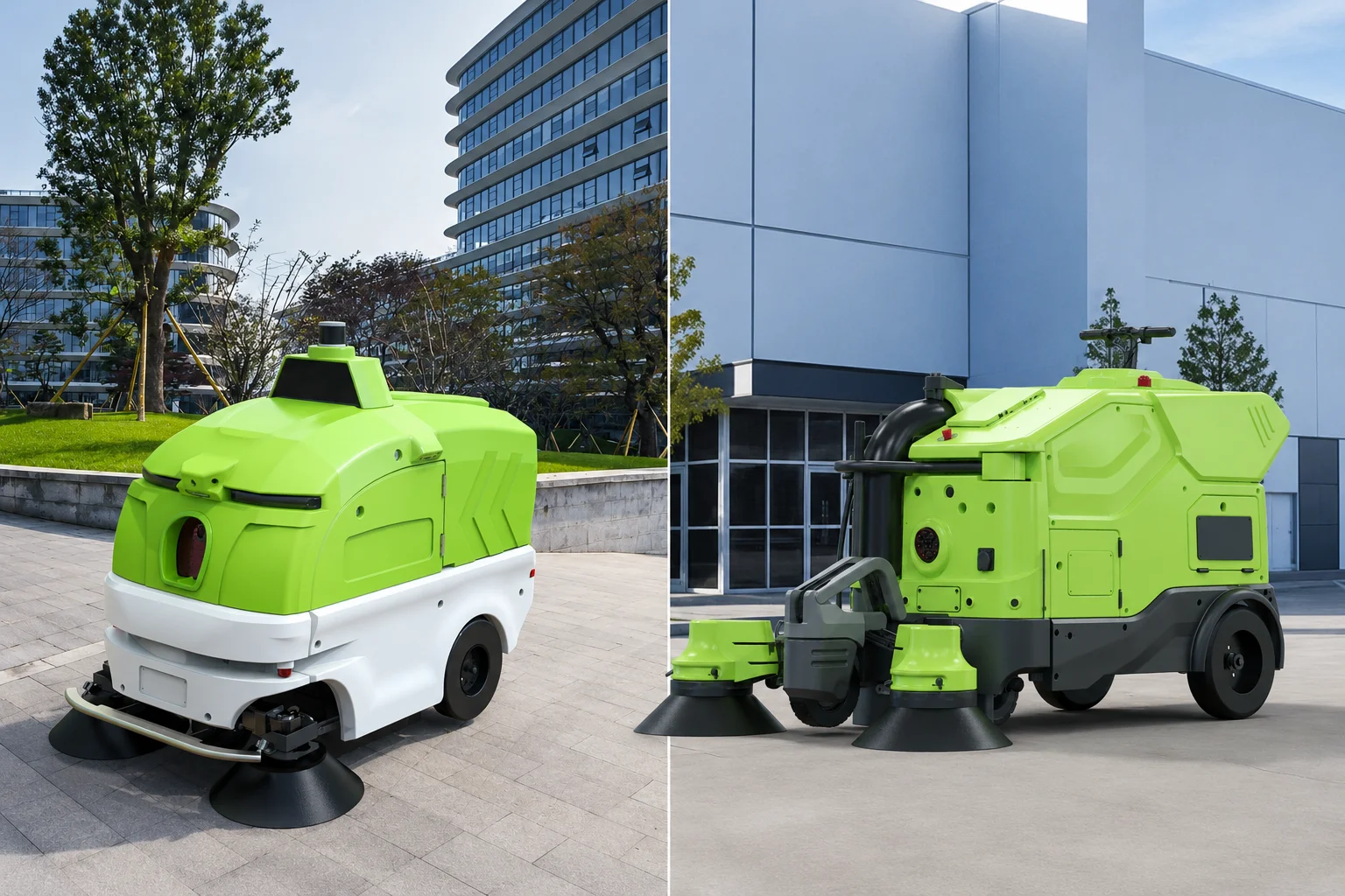 Auto Sweeper YJ130 : robot balayeur en collectivité
