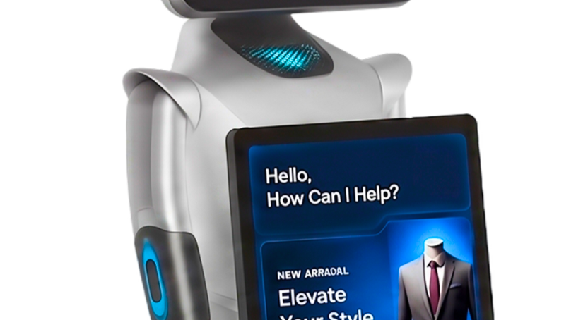 Robot d'accueil IA en magasin : boostez vos ventes