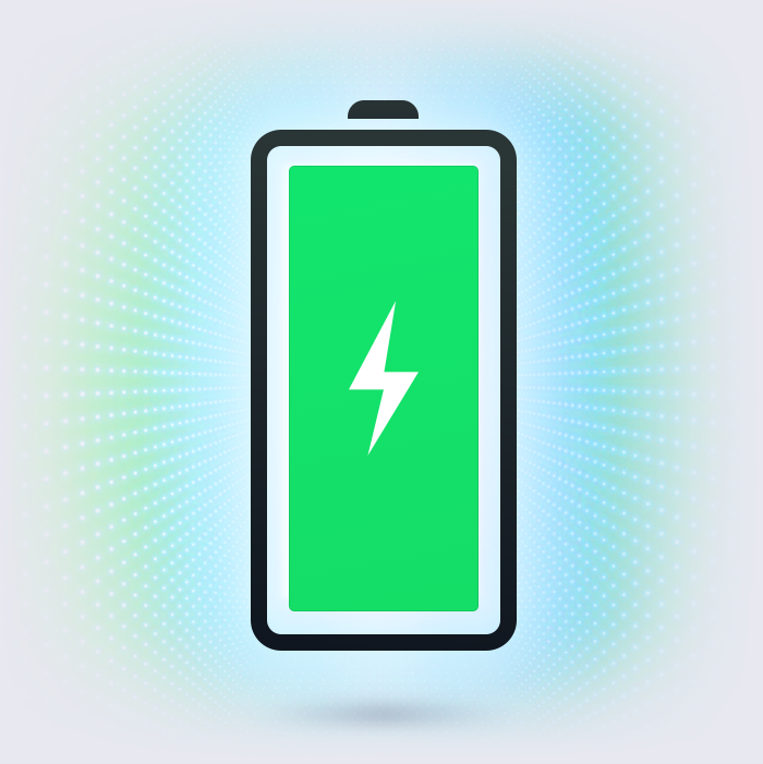 12 heures d'autonomie,
recharge en 4,5 heures